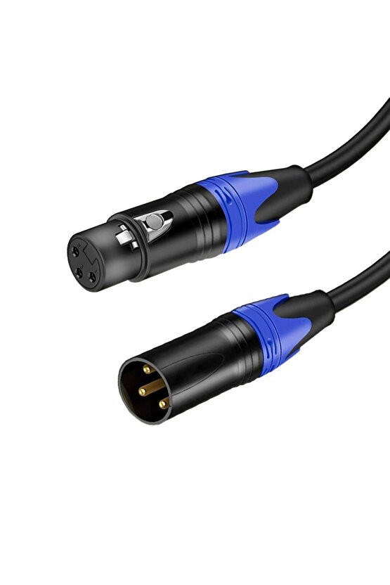 Xlr Erkek-Dişi Kablo Kaliteli Balanslı 5 metre