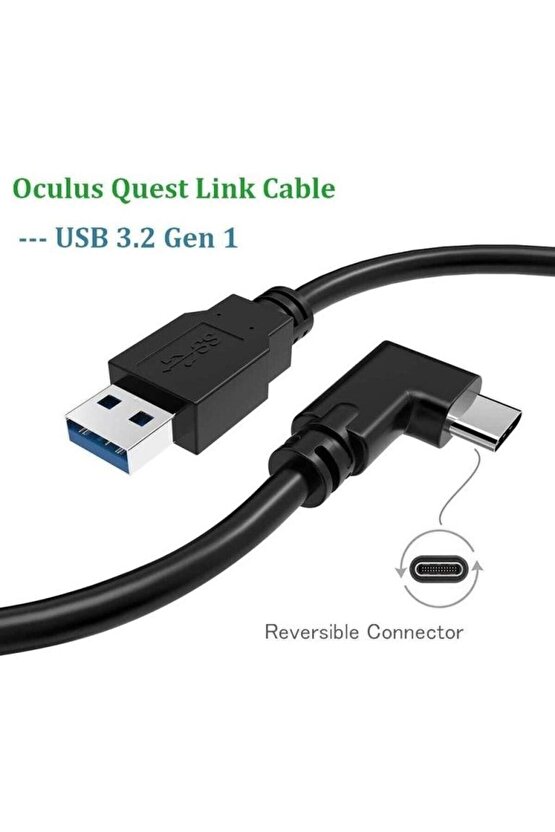 Vr Gözlük USB Type C Kablosu 5 metre