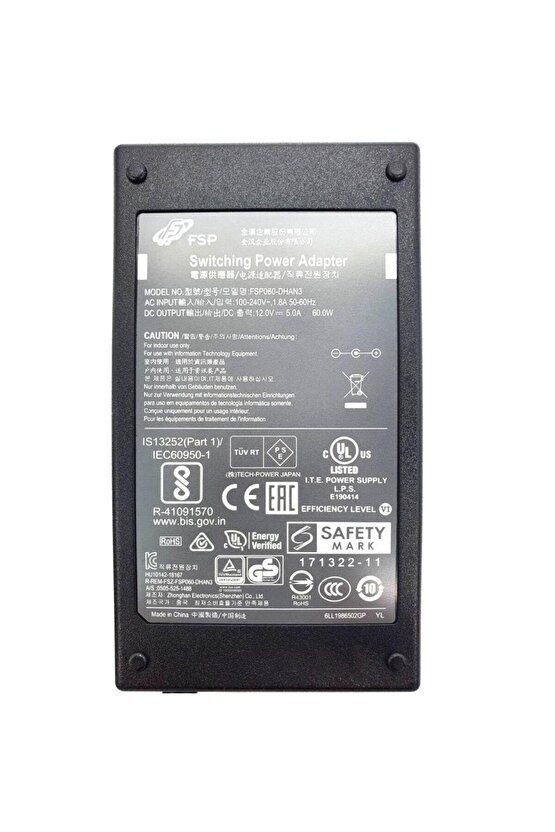 FSP 12V 5A 60W Adaptör Kilitlenebilir Vİdalı Jak 5.52.5mm
