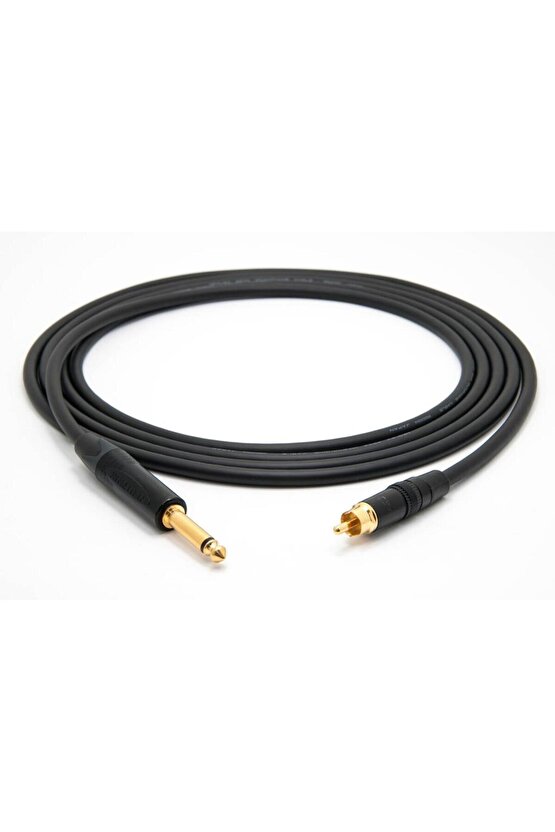Rca to 6.3 mm Mono kablo 10 metre