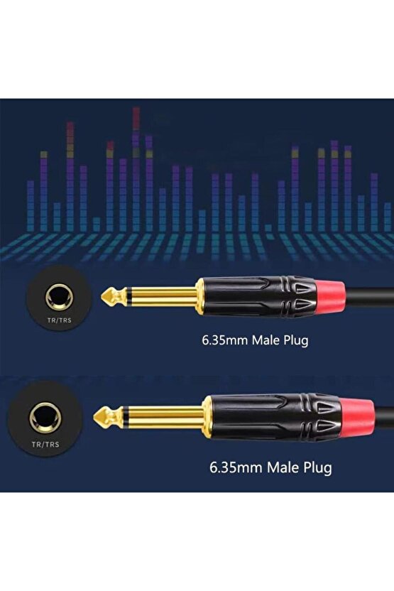 6.3 mm Mono Enstürman Kablo 1 metre