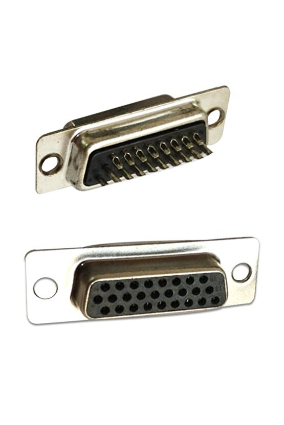 26 pin d-sub dişi konnektör + kapak