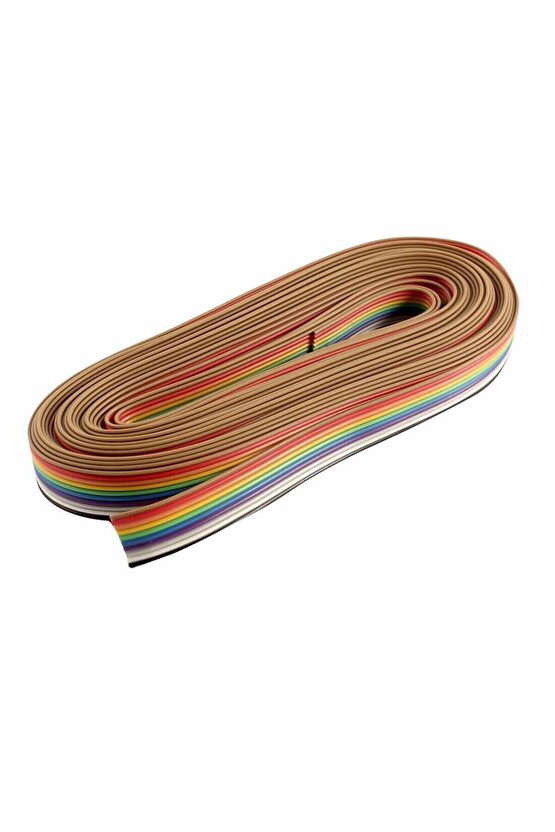 10 Pin Bant Flat Kablo 0.22 mm 1 metre