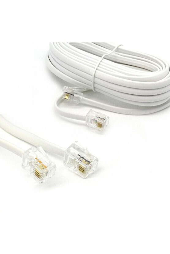 Telefon Kablosu 5 mt 10 adet