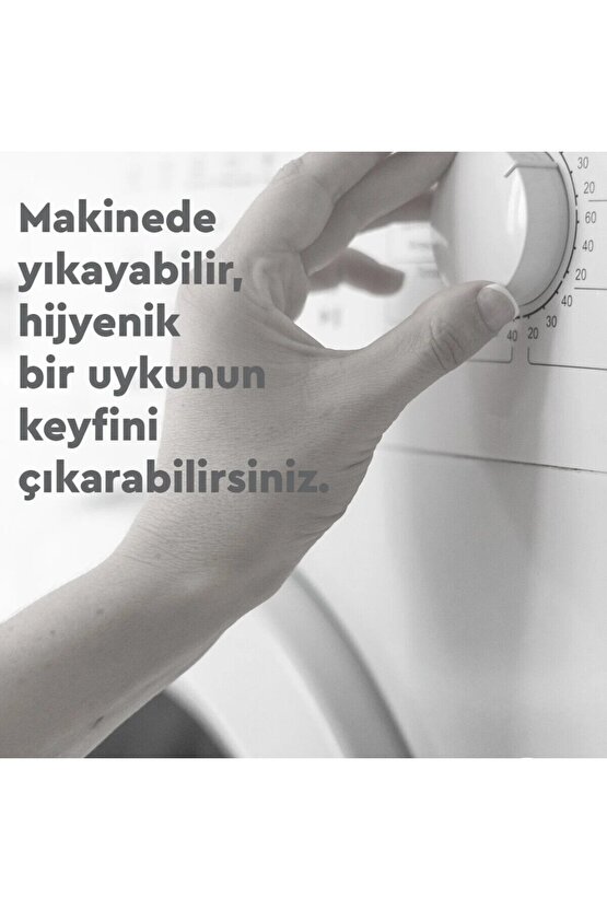 Pamuklu Sıvı Geçirmez Alez, 4 Köşe Lastikli