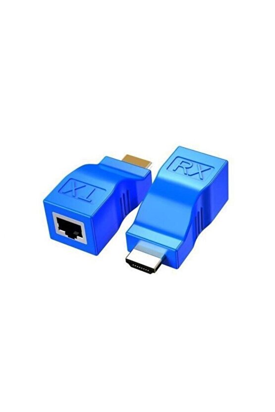 HDMI Extender 4K 3D RJ45 Cat6 ile 30M HDMI Uzatıcı