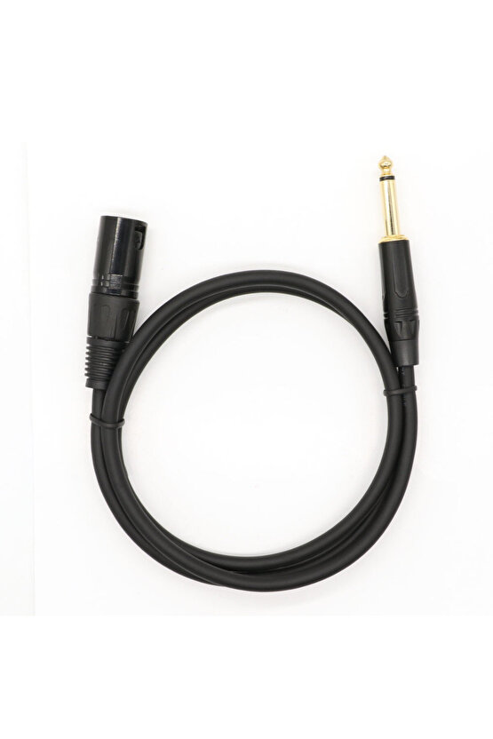 Enstrüman Gitar Kablosu XLR Erkek 6.35mm Erkek Kablo 10 metre Kablo