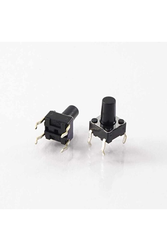 6x6x4.3mm 4 Pinli Push Buton - Tact Switch 10 adet