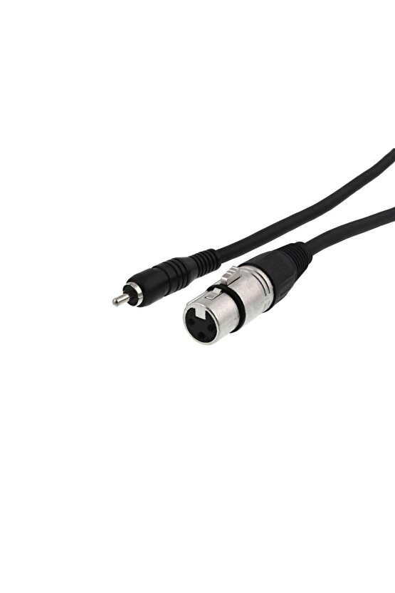 Rca to Xlr Dişi Mono kablo 3 mt