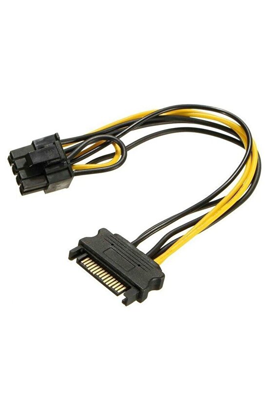 Sata to 8 pin PCI-E Ekran Kartı Güç Çevirici Kablo