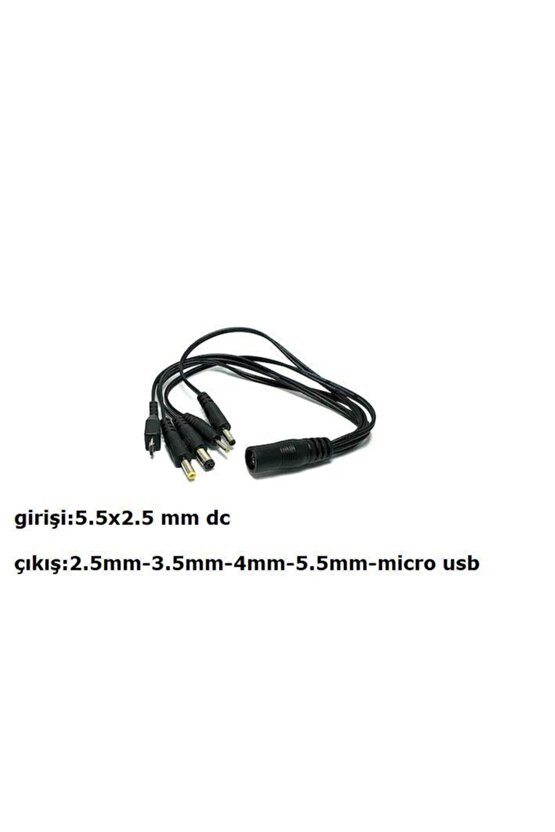 9 Volt 2 Amper Çok Uçlu Adaptör