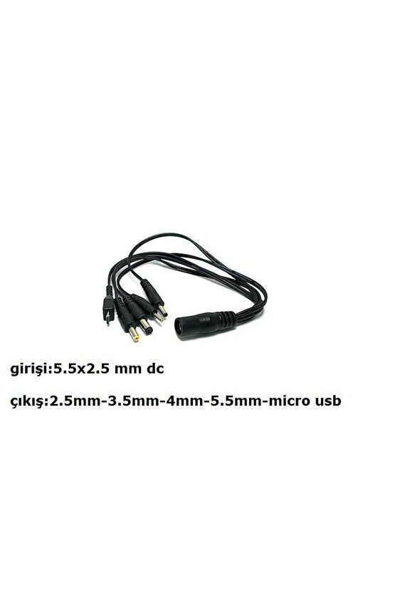 15 Volt 1.2 amper çok uçlu adaptör