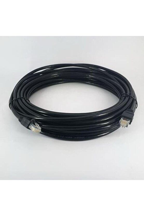 Cat6 Utp Siyah Patch Kablo 7 metre 23 awg