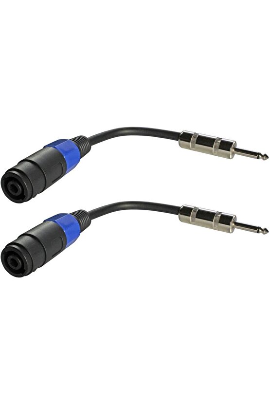 6.3 mm Mono Erkek-Spekon Dişi Çevirici Kablo