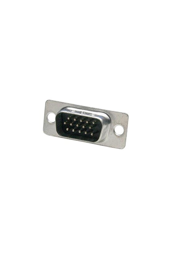 15 Pin Erkek D-Sub Konnektör (Vga Erkek Konnektör)+kapak