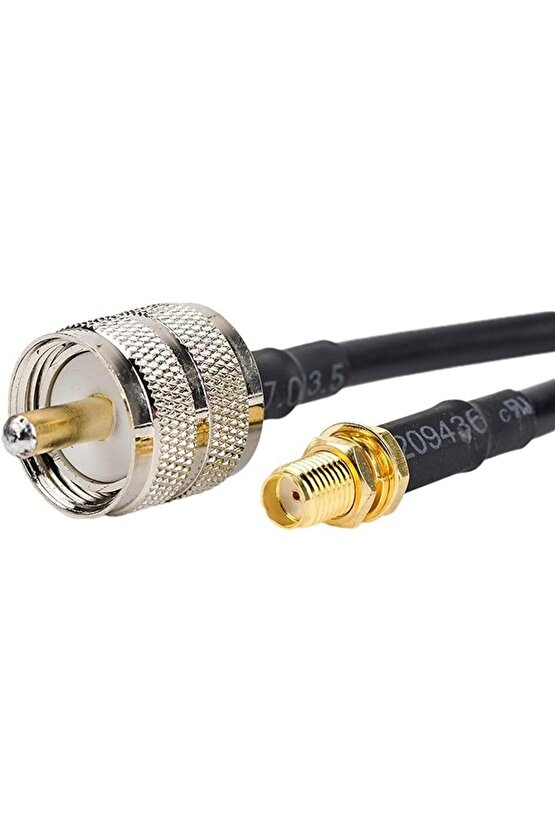 Pl-259 Uhf Erkek-Sma Dişi Kablo 5 Metre