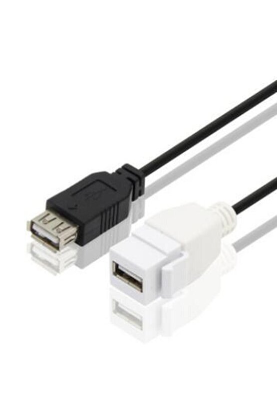 Usb keystone Jack Kablo Dİşi-Dişi 1.8 mt