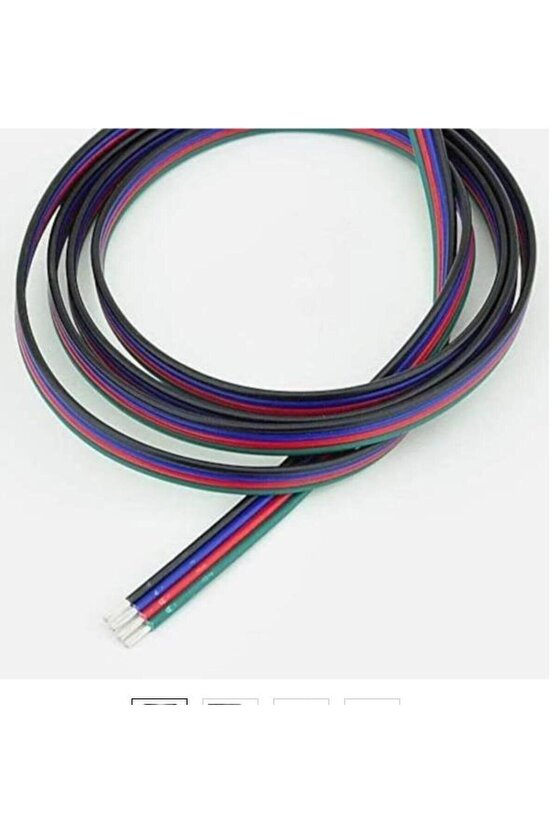 4 Pin Bant Flat Kablo 0.22 mm