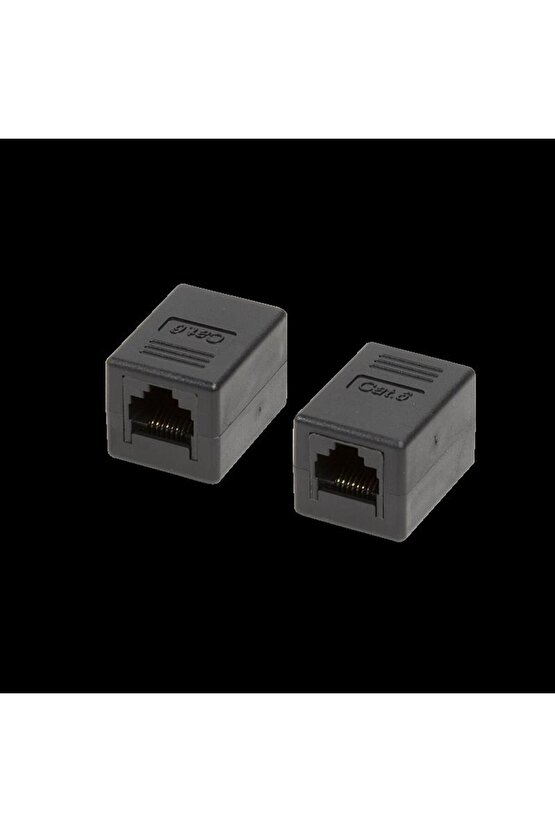 Cat6 Rj45 Ara Dişi-Dişi Siyah