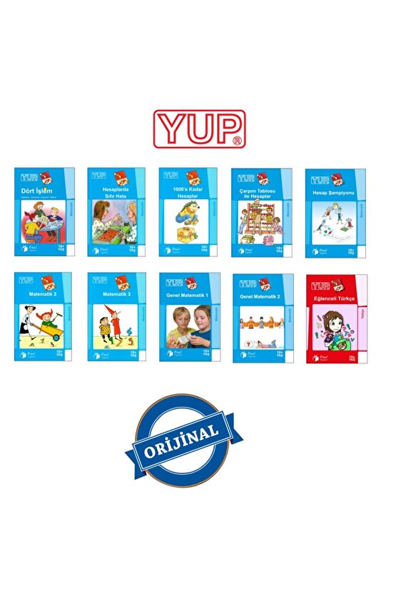 Yup 10 Yaş Sözel Ve Matematiksel Zeka Geliştirme Eğitim Seti