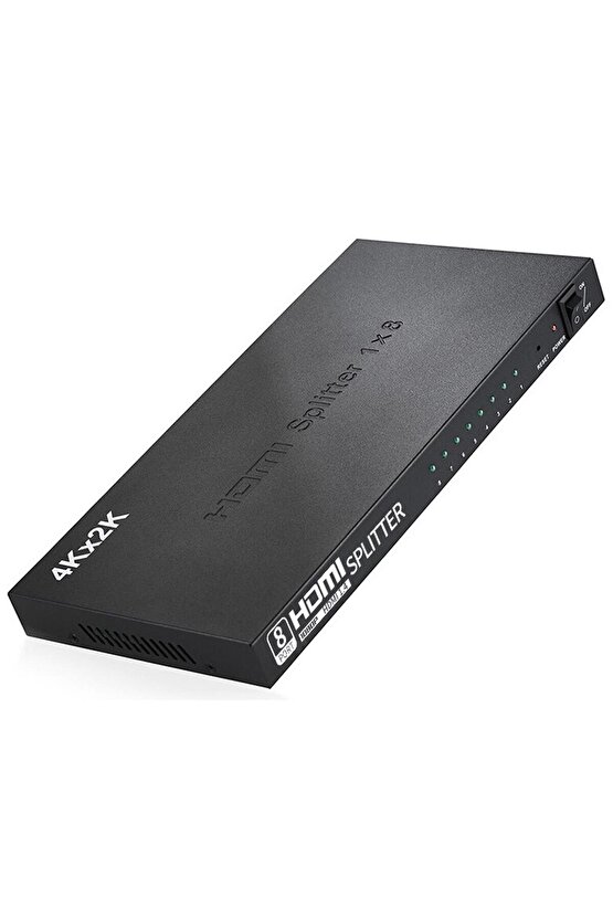 Gplus 4K108 HDMI Splitter 8 Port 4K Ultra HD 3D Görüntü Çoklayıcı
