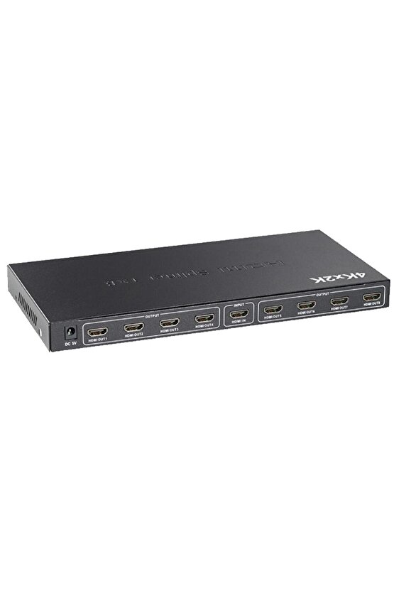 Gplus 4K108 HDMI Splitter 8 Port 4K Ultra HD 3D Görüntü Çoklayıcı