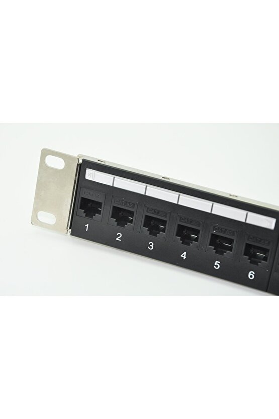 24 Port Pach Panel Modüler Dİşi-Dişi Ara Keystone Jacklı