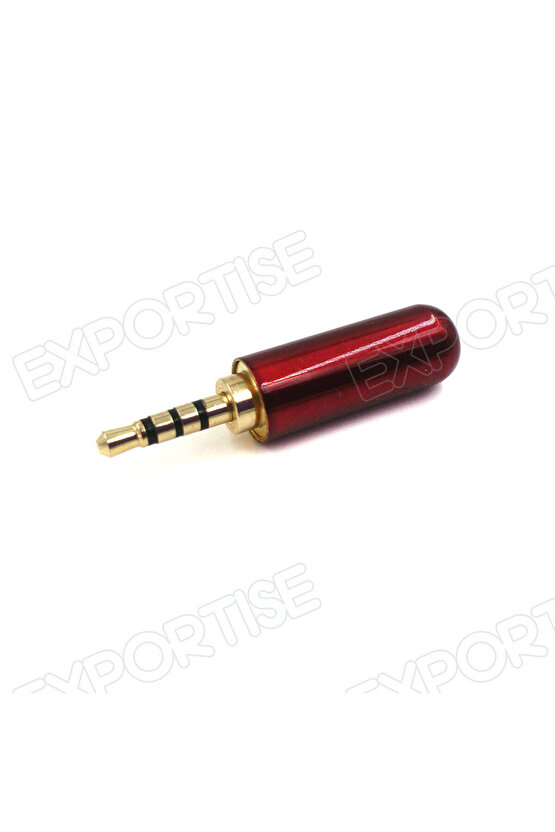 3.5mm Stereo Jack Metal Dört Boğumlu
