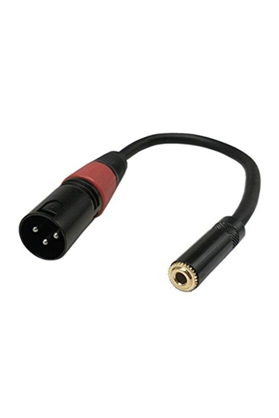 3.5 mm Dişi-Xlr Erkek Çevirici Kablo 20 cm