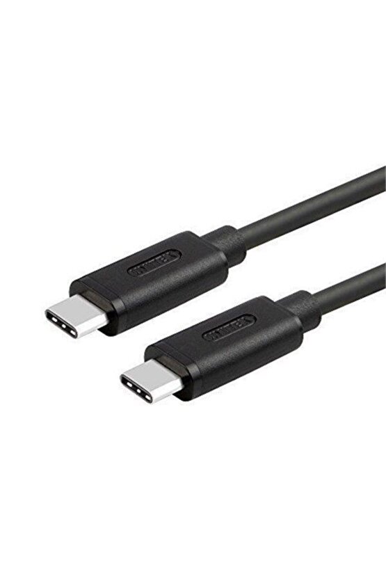 Usb 3.1 Type-c To Type-c Şarj Ve Data Aktarım Kablosu 1 Metre Gold Kaliteli