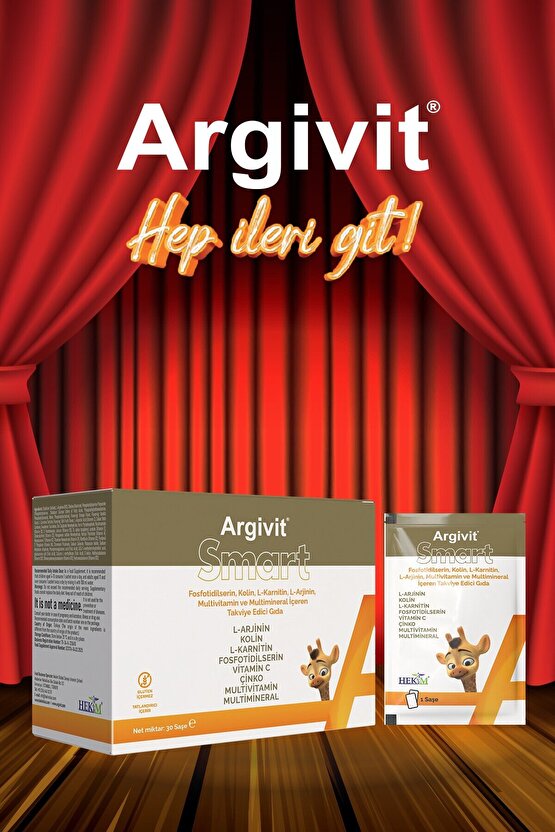 Smart Fosfotidilserin, Kolin, L-Karnitin, L-Arjinin, Multivitamin ve Multimineral 30 Saşe