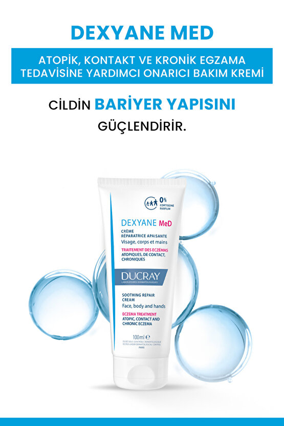 Dexyane MeD Atopik, Kontakt ve Kronik Egzama için Onarıcı Bakım Kremi 100 ml
