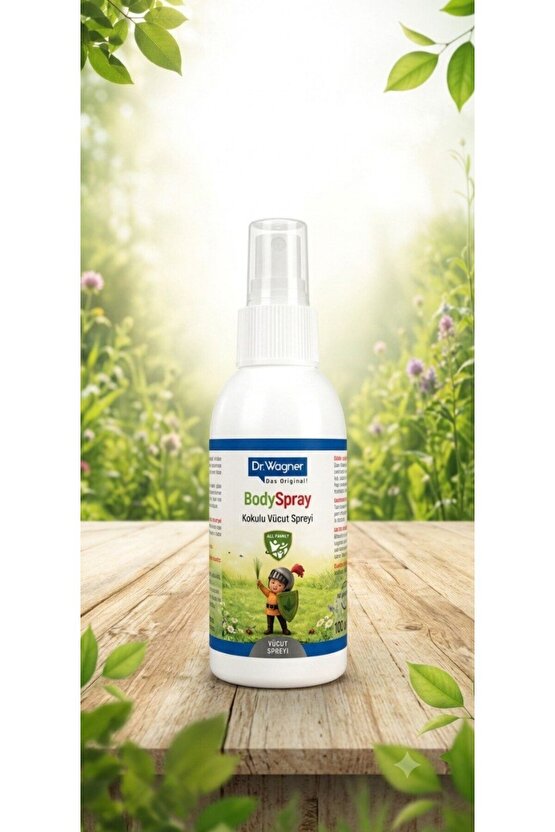 Bodyspray, %100 Doğal Koruyucu Vücut Spreyi - Oyuncak Hediyeli -100ml
