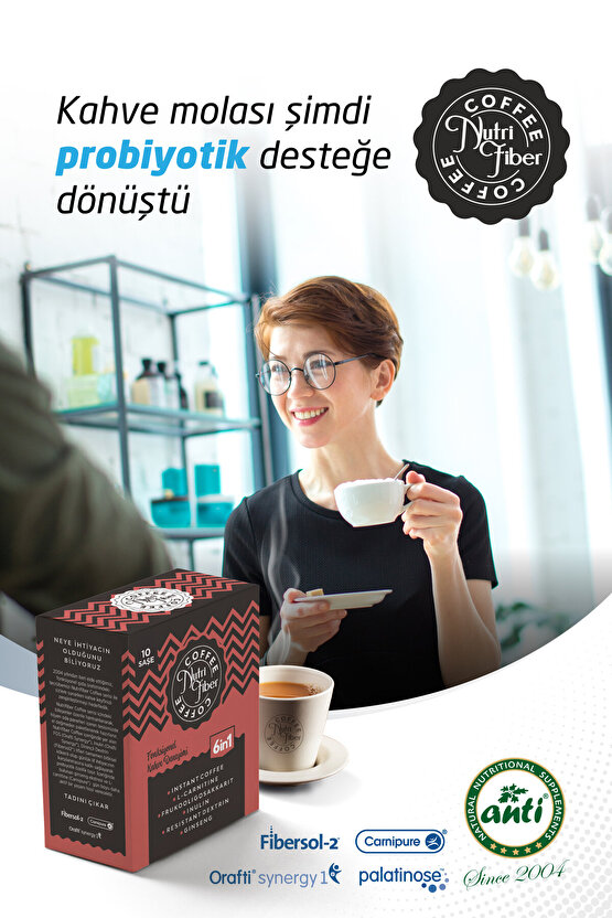 Detox Kahvesi, Hindiba Kahvesi Inülin,l-karnitin, Prebiyotik