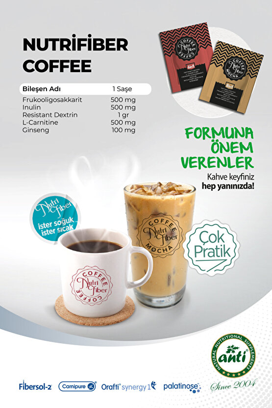 Detox Kahvesi, Hindiba Kahvesi Inülin,l-karnitin, Prebiyotik