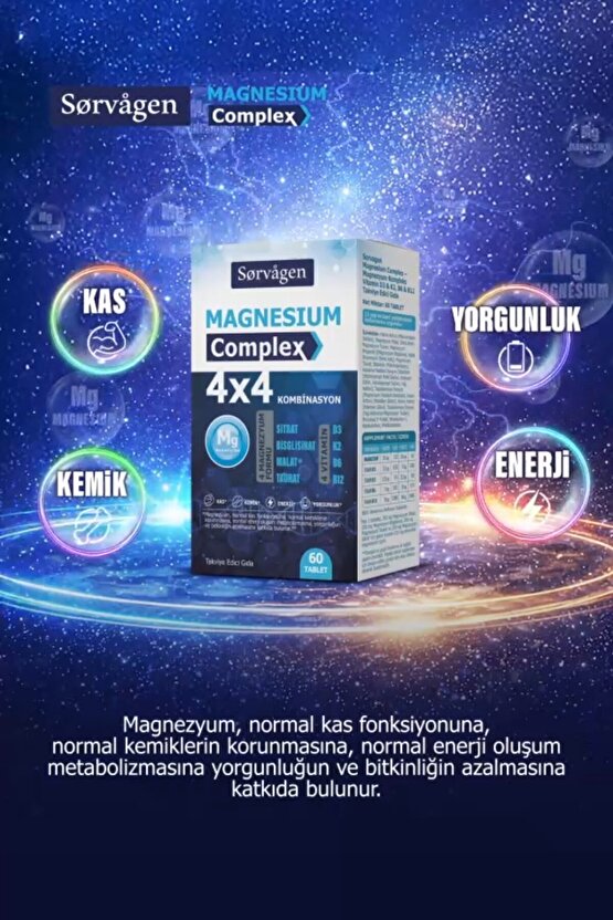 4x4 MAGNEZYUM COMPLEX - 60 Tablet