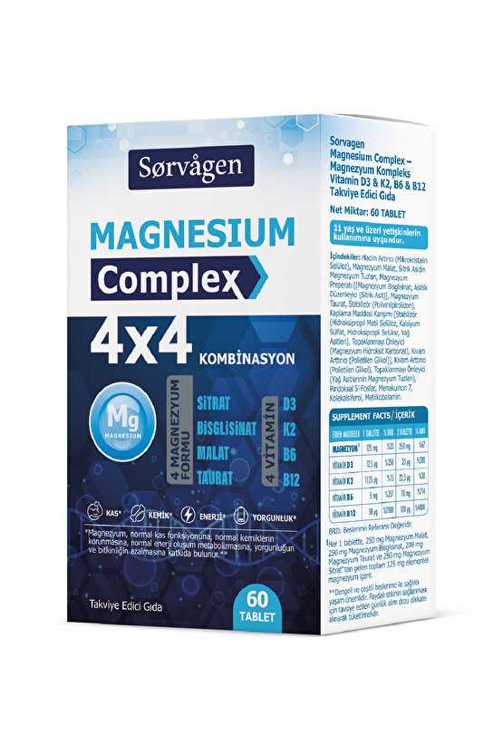 4x4 MAGNEZYUM COMPLEX - 60 Tablet