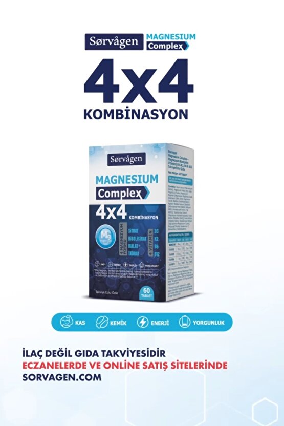 4x4 MAGNEZYUM COMPLEX - 60 Tablet