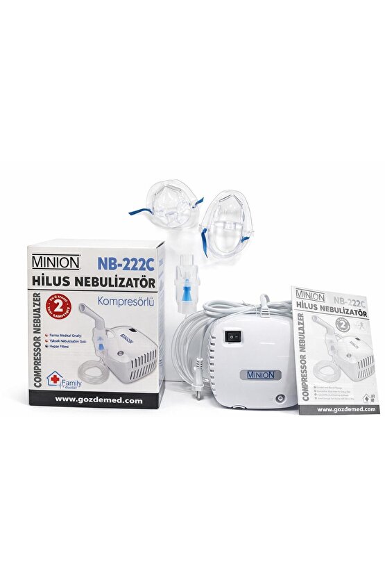 Hilus Kompresörlü Nebulizaör