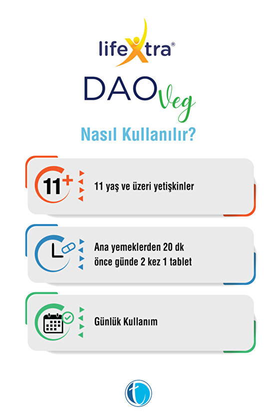 Daoveg Diamin Oksidaz Takviye Edici Gıda 60 Vegan Tablet 8680133001703