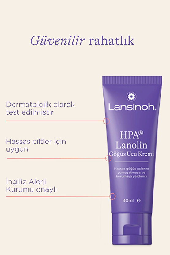 Lanolin Göğüs Ucu Kremi 40 ml
