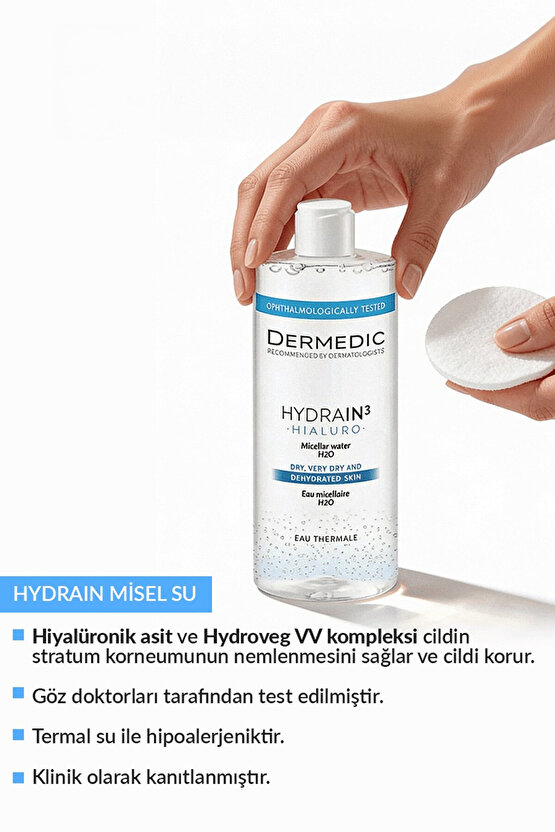 HYDRAIN3 HIALURO Misel Su H2O 200ML