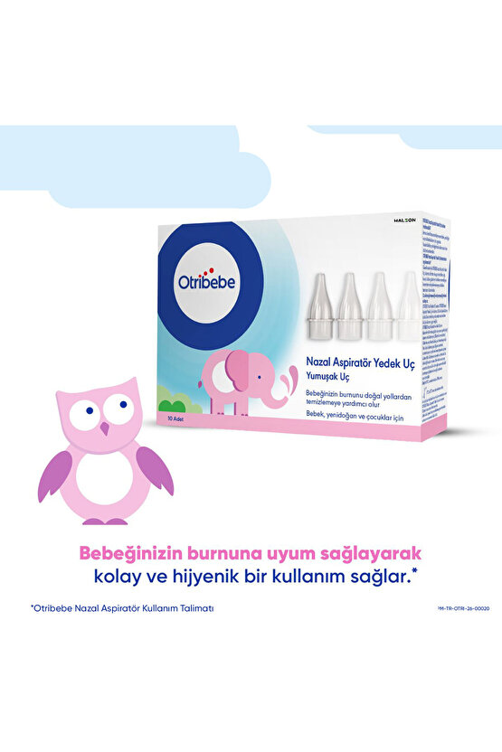 Nazal Burun Aspiratörü Yedek Uç 10lu