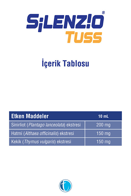 Tuss 100 ml Bitkisel Şurup