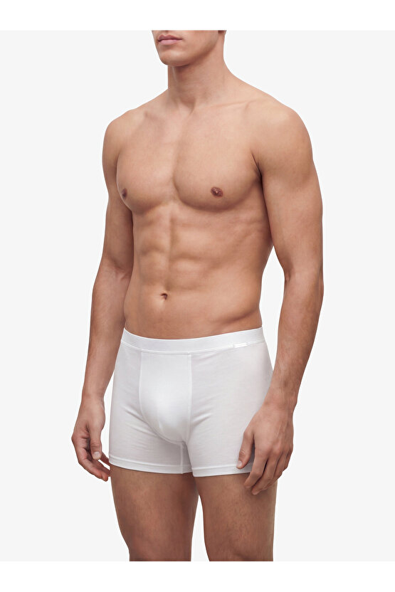 Erkek Modal Elastan Boxer Silver 9310 - Beyaz