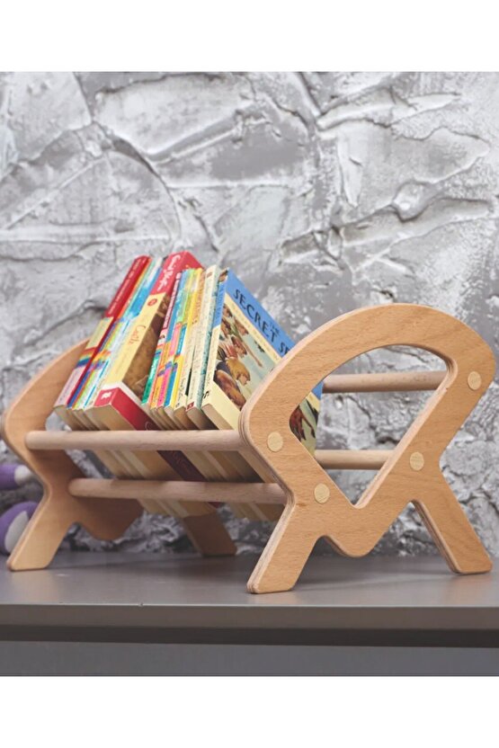 Montessori Çocuk ve Yetişkinler için dekoratif kitaplık