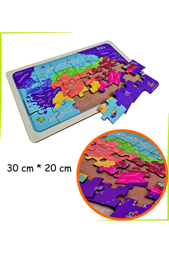 Türkiye  Haritası 24 Parça Puzzle