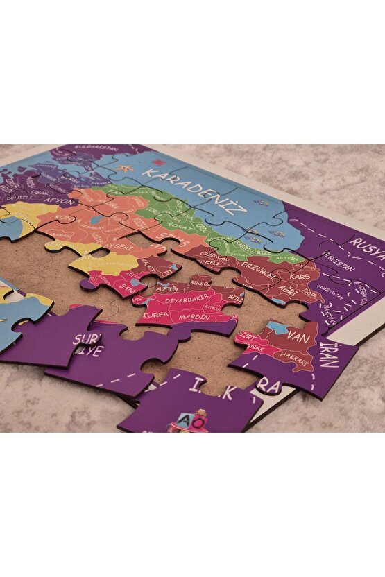 Türkiye  Haritası 24 Parça Puzzle