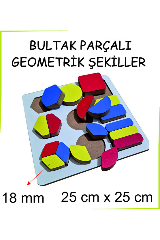 Bultak Parçalı Geometrik Şekiller