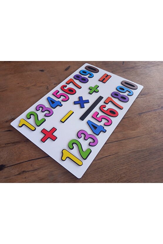 Sayılar ve Matematik İşaretleri Puzzle